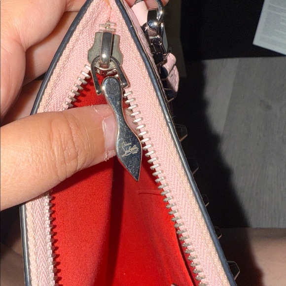 Christian Louboutin Pink Crossbody Bag with Studs - Picture 5 of 13